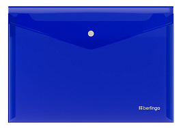 Папка-конверт с кнопкой Berlingo EFb_04102 "No Secret", А4, 200мкм, синяя