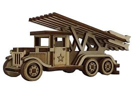 Конструктор деревянный СДМ-39 Боевая машина Катюша