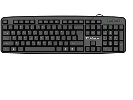 Клавиатура DEFENDER HB-588 Astra, черная, полноразмерная