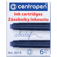 Картридж чернильный Centropen 0019 0601(набор 6 штук) синие