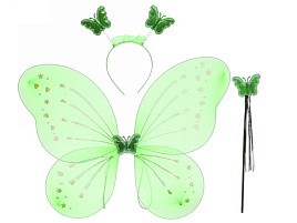 Карнавальный набор 770-0424 Фея зеленый (крылья)