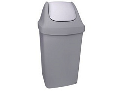 Контейнер для мусора 9л Свинг М2461 мрамор