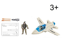 Игровой набор 2395301 Военный, в комплекте самолёт, фигурка, оружие