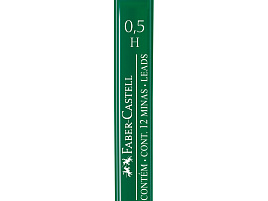 Грифель запасной Faber-Castell 521511 Polymer H 0,5 мм 12 шт