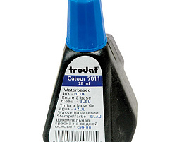 Штемпельная краска Trodat 7011с синяя(на водной основе)
