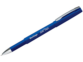 Ручка гел. Berlingo CGp_05122 "Silk touch" синяя, 0,5мм, грип