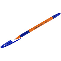 Ручка Erich Krause 39531 "R-301 Orange", синяя, 0,7мм, грип