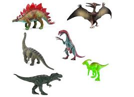 Набор животных Q603-5 Динозавры 6шт