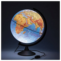Глобус физико-политический диаметр 320мм с подсветкой Globen Ке013200228