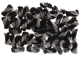 Набор резинок для волос 545-038 Лапушки черный (50шт)