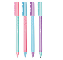 Ручка Пиши-Cтирай Berlingo CGp_50214 гелевая стираемая "Haze" синяя, 0,5мм, прорезин. корпус, корпус ассорти