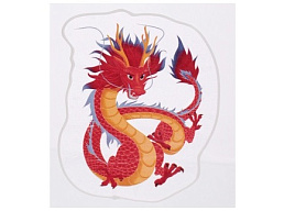 Наклейка  на окно 185-0809 Китайский символ