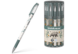 Ручка Erich Krause 54524 ColorTouch Stick Natural Life 0.7, цвет чернил синий