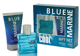 Набор мужской Blue Marine Cool(пена д/бр+гель д/д)4906
