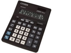 Калькулятор Citizen настольный CDB1201-BK Business Line, 12 разр., двойное питание, 157*200*35мм, черный
