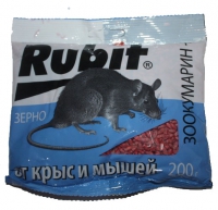 Мыши зерновая смесь Рубит Зоокумарин 200г 24983/1530