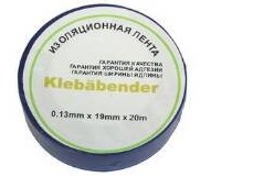 Изолента синяя 19*10 Klebebander 3200