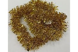 Мишура №9/H25 Золото широкая