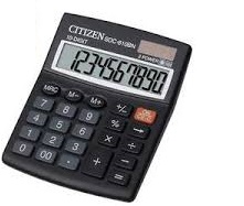 Калькулятор Citizen настольный SDC-810 10 разрядов дв.питание