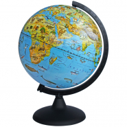Глобус Зоогеографический  диаметр 250мм Globen Ке012500269