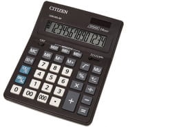 Калькулятор Citizen настольный CDB1401-BK Business Line, 14 разр., двойное питание, 157*200*35мм, черный