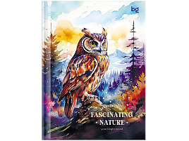 Блокнот 80л. BG ББ6т80_лг 62663 "Акварель. Дикая природа", А6, глянцевая ламинация