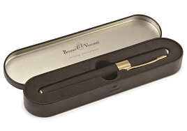 Ручка BRUNO VISCONTI 20-0125/601 "Monaco", черный корпус, 0,5 мм, футляр, синяя