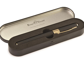 Ручка BRUNO VISCONTI 20-0125/601 "Monaco", черный корпус, 0,5 мм, футляр, синяя