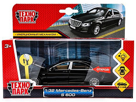 Машина металлическая SB-68401 MERCEDES-BENZ s 600, 14,5 см, двери, инерция