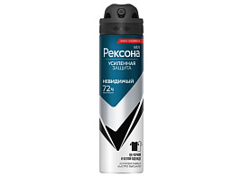 Дезодорант Rexona 150мл.муж.Невидимый на чёрном и белом аэрозоль М