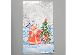 Пакет металлизированный 30*50 НГ Лесная вечеринка 4454933