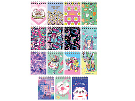 Блокнот 40л. BG Б7гр40 12757 на гребне "МИКС для девочек"