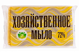 Мыло хозяйственное 72% 200г.Флора в обертке