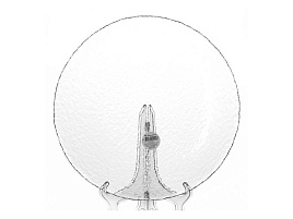 Тарелка обеденная 24см 10381 Haze grey б/уп