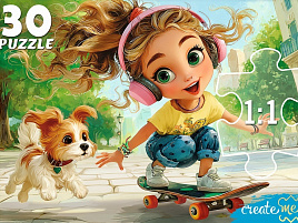 Пазл 30эл. Крутая девчонка ПУ30-3179