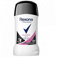 Дезодорант Rexona 40мл стик Invisible pure жен(Unilever)6223