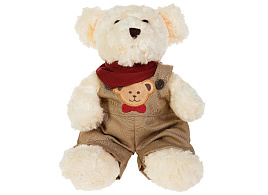 Мягкая игрушка Мишка в комбинезоне 25см 811В
