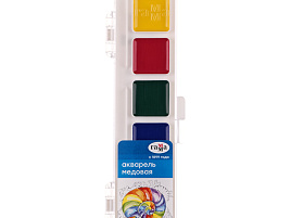 Краски 6цв. Гамма 1009191 Классическая медовая, без кисти, пластик, европодвес