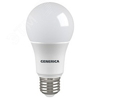 Лампа светодиодная 100/12 Вт E27 хол. груша Generica 5217