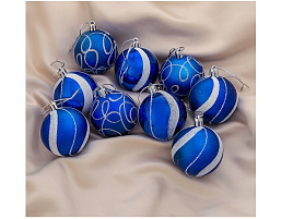 Шар 6см 1305747 Паулина синий 1шт