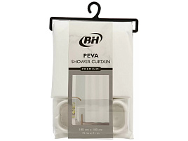 Шторка для ванной 180*180 ПЕВА белый матовый 507598/Y4-11180