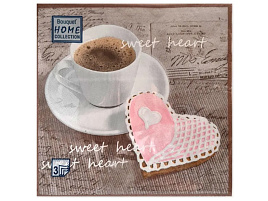 Салфетки 33*33 3-сл 20шт Home Collection Classic Сладкое сердце