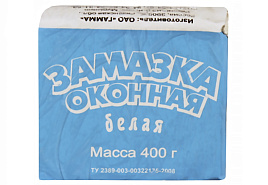 Замазка для окон белая 400гр 27673/1604