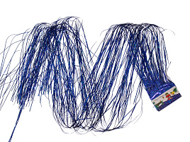 Дождик 1,5м голография синий