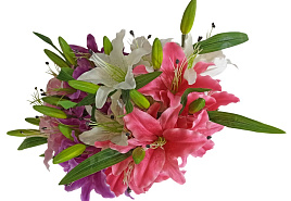 Цветок букет Лилия №87 60см