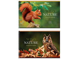 Альбом для рисования 40л. на спирали BG АР4гр40 58146 "Wild nature"
