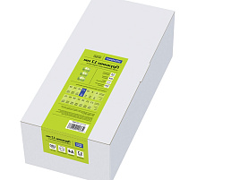 Пластик. пружины для переплета OfficeSpace D=12 мм PC7007 прозрачн. бесцветный, 100шт.