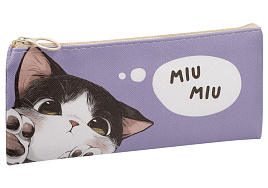 Пенал мягкий MESHU MS_65258 200*100 "Paws", искусственная кожа