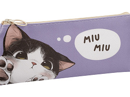 Пенал мягкий MESHU MS_65258 200*100 "Paws", искусственная кожа