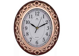 Часы настенные Atlantis 28,5*24,5 TLD-6932L коричневые